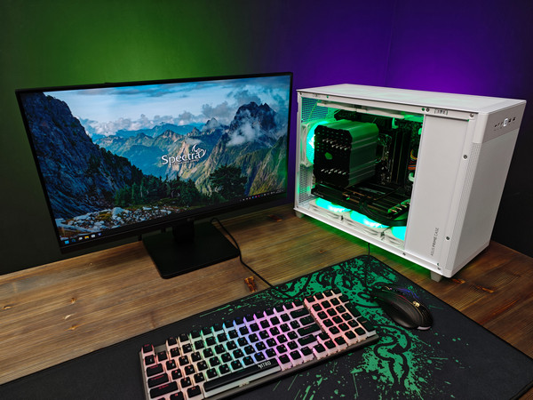 Сборка компьютера от SpectraPC в корпусе Asus PRIME Case AP201 White вид 2