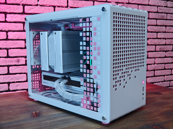 Сборка компьютера от SpectraPC в корпусе JonsboZ20Pink вид 7