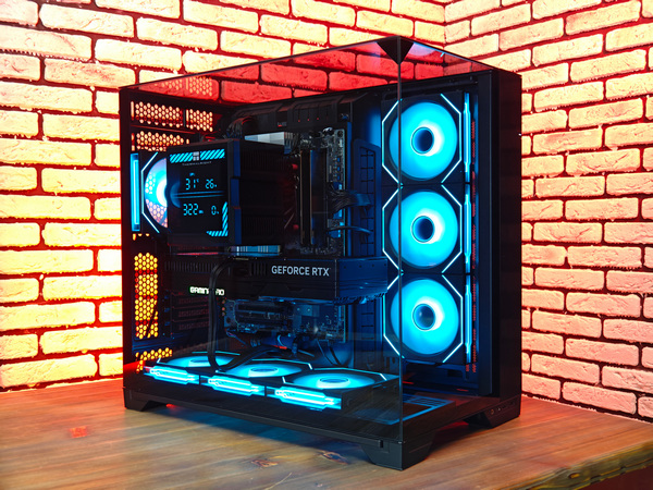 Сборка компьютера от SpectraPC в корпусе LIAN LI O11 VISION Dlack вид 1