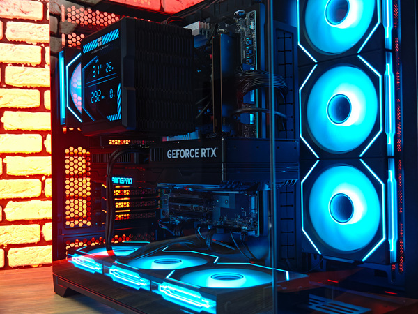 Сборка компьютера от SpectraPC в корпусе LIAN LI O11 VISION Dlack вид 3