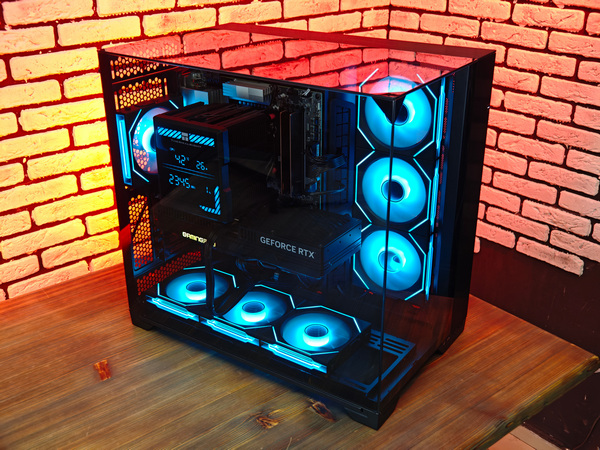 Сборка компьютера от SpectraPC в корпусе LIAN LI O11 VISION Dlack вид 9