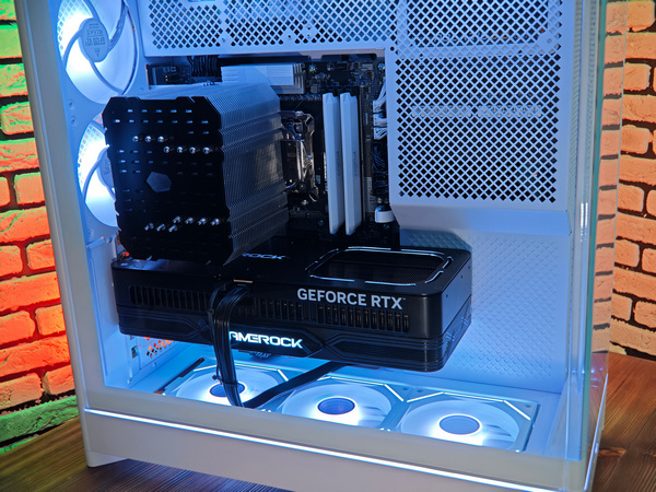 Сборка компьютера от SpectraPC в корпусе Montech HS02 PRO White вид 6