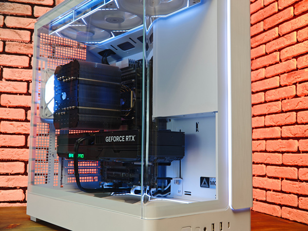 Сборка компьютера от SpectraPC в корпусе Montech King 45 White вид 2