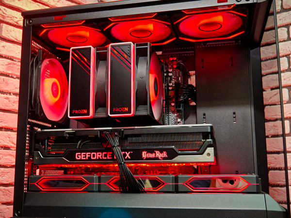 Сборка компьютера от SpectraPC в корпусе Zalman P10 вид 4