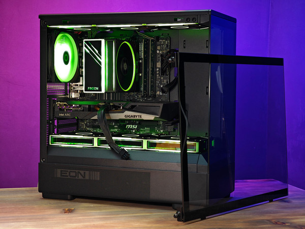 Сборка компьютера от SpectraPC в корпусе Zalman P10 вид 23