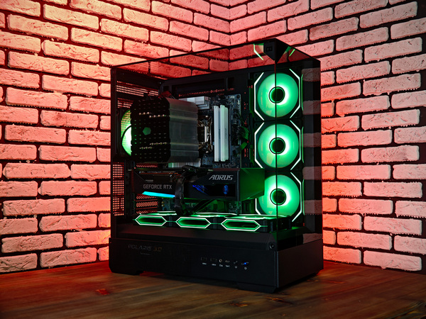 Сборка компьютера от SpectraPC в корпусе ZALMAN P40 PRISM вид 03