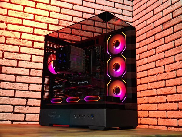 Сборка компьютера от SpectraPC в корпусе ZALMAN P40 PRISM вид 17