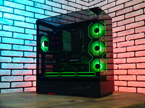 Сборка компьютера от SpectraPC в корпусе ZALMAN P40 PRISM вид 19