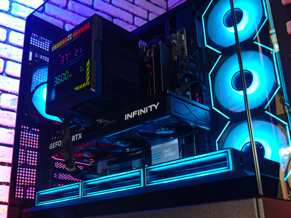 Сборка компьютера от SpectraPC в корпусе ZALMAN P40 PRISM вид 22