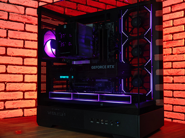 Сборка компьютера от SpectraPC в корпусе ZALMAN P40 PRISM вид 26