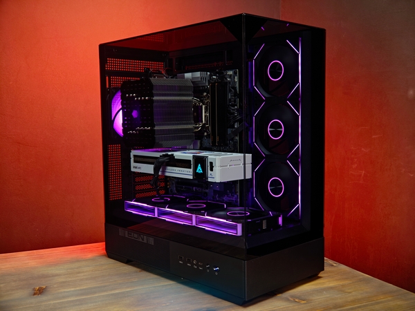 Сборка компьютера от SpectraPC в корпусе ZALMAN P40 PRISM вид 3