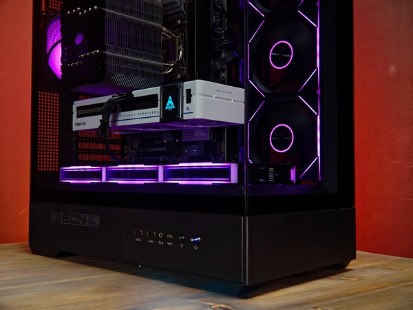 Сборка компьютера от SpectraPC в корпусе ZALMAN P40 PRISM вид 4