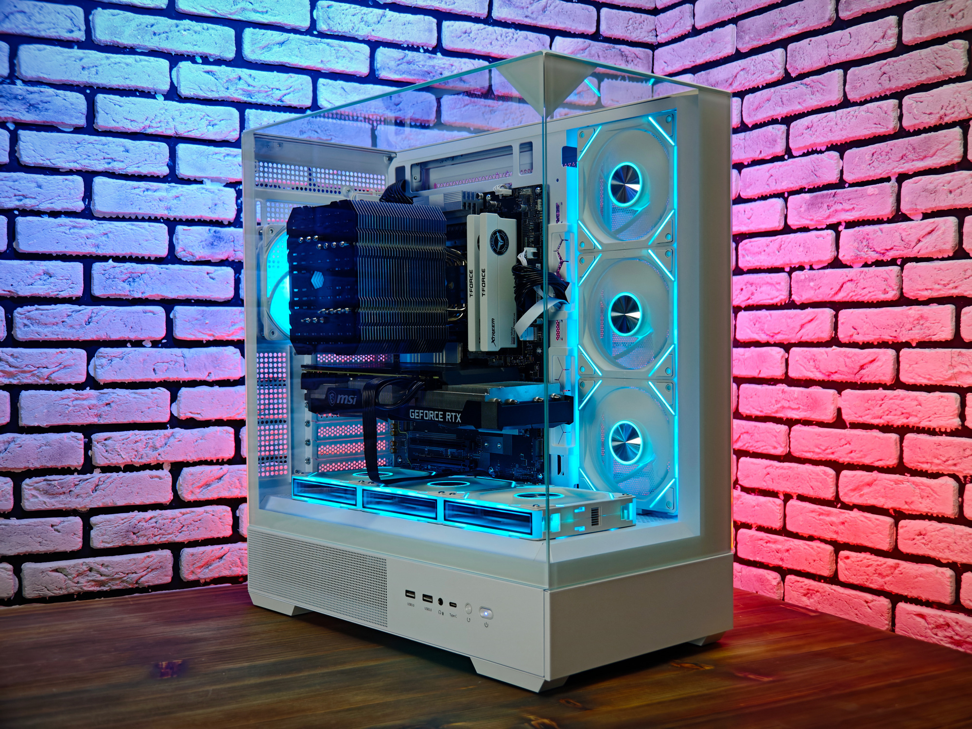 Сборка компьютера от SpectraPC в корпусе ZALMAN P40 PRISM вид 03