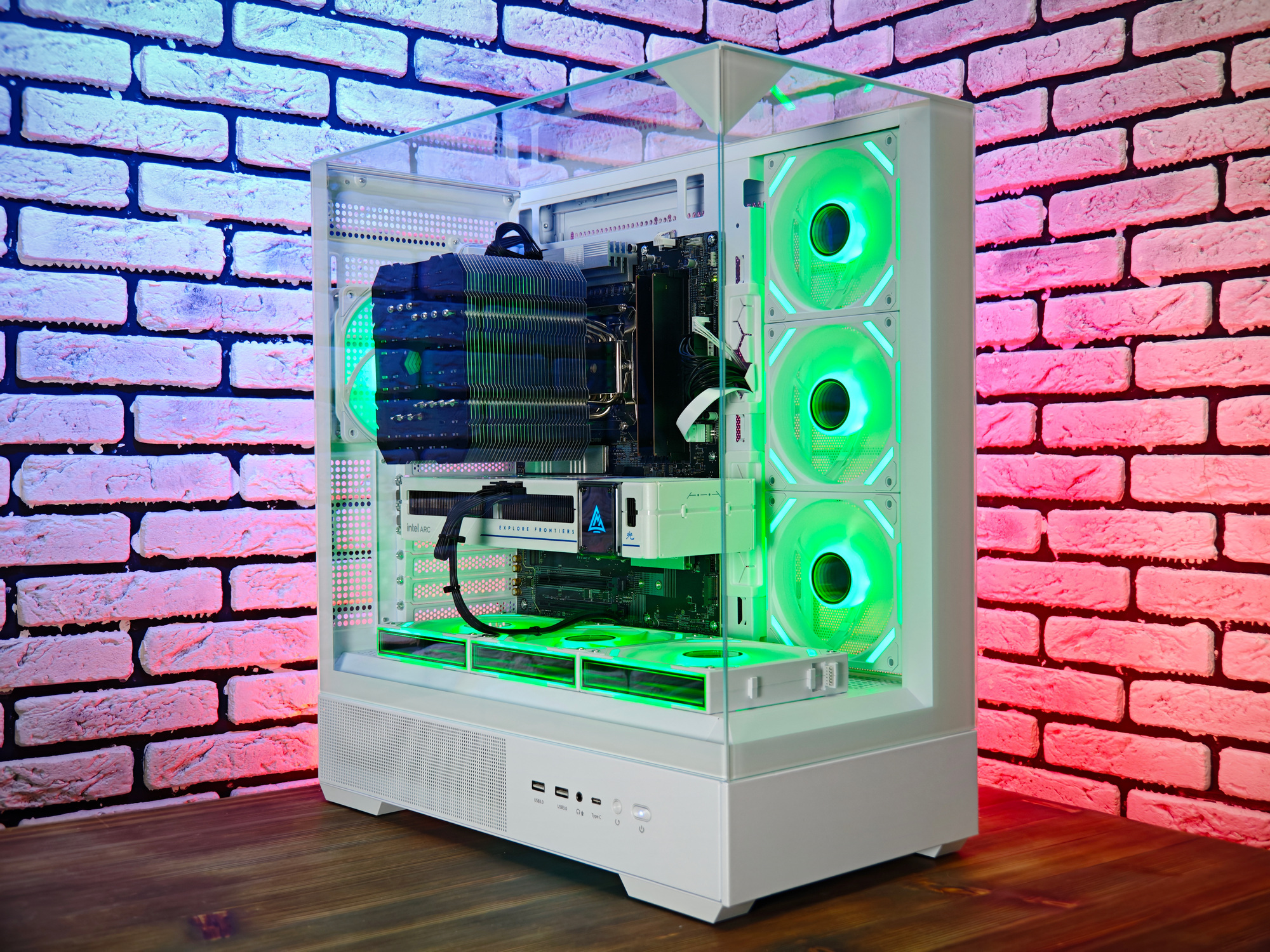 Сборка компьютера от SpectraPC в корпусе ZALMAN P40 PRISM вид 08