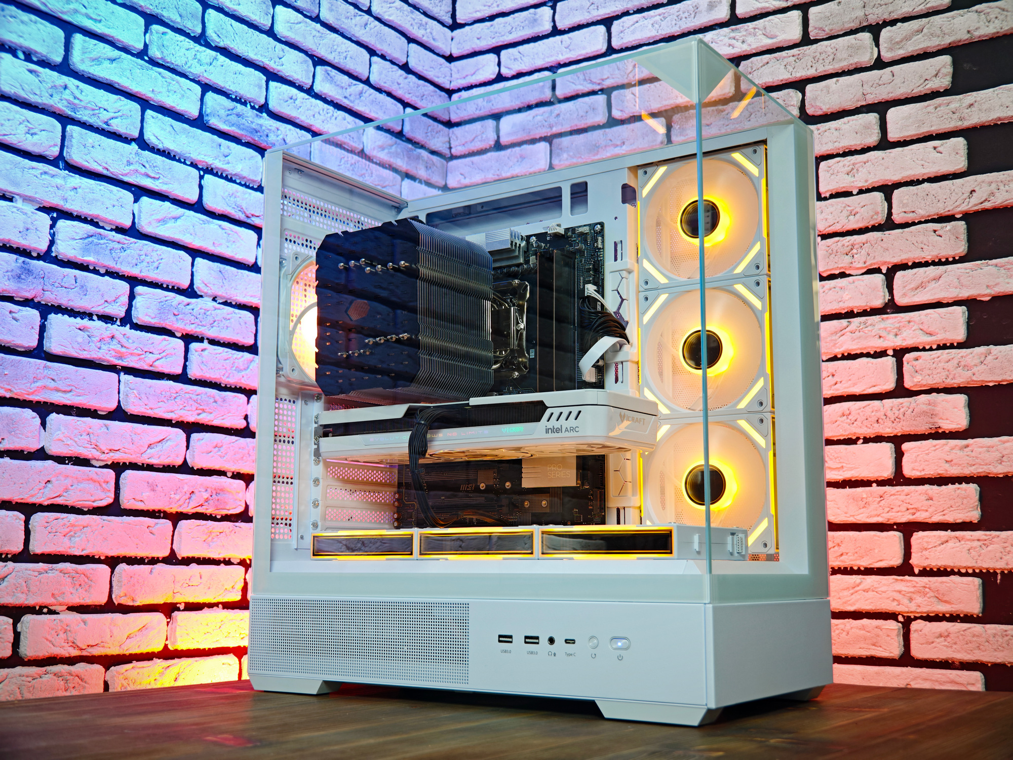 Сборка компьютера от SpectraPC в корпусе ZALMAN P40 PRISM вид 12