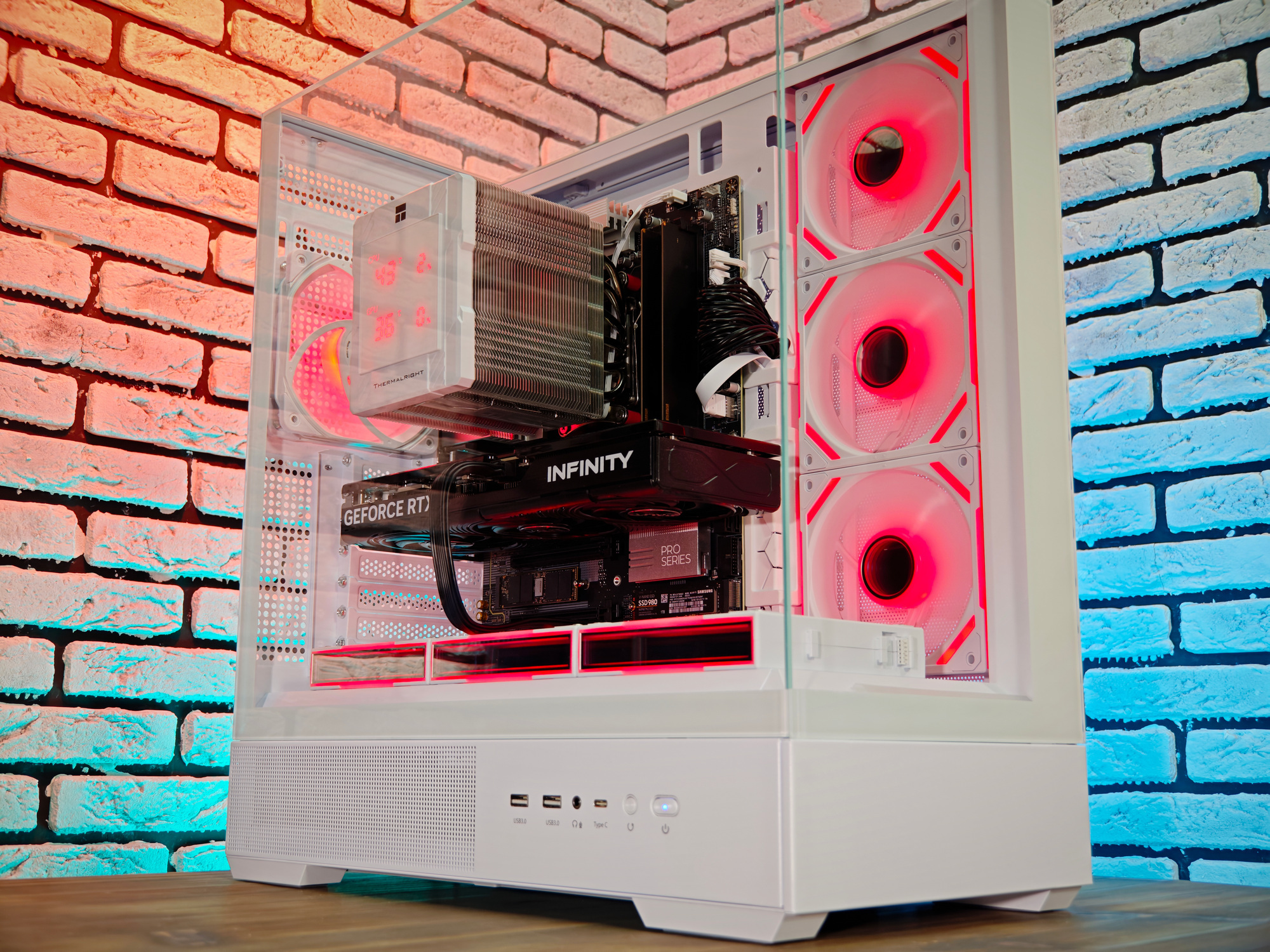 Сборка компьютера от SpectraPC в корпусе ZALMAN P40 PRISM вид 14