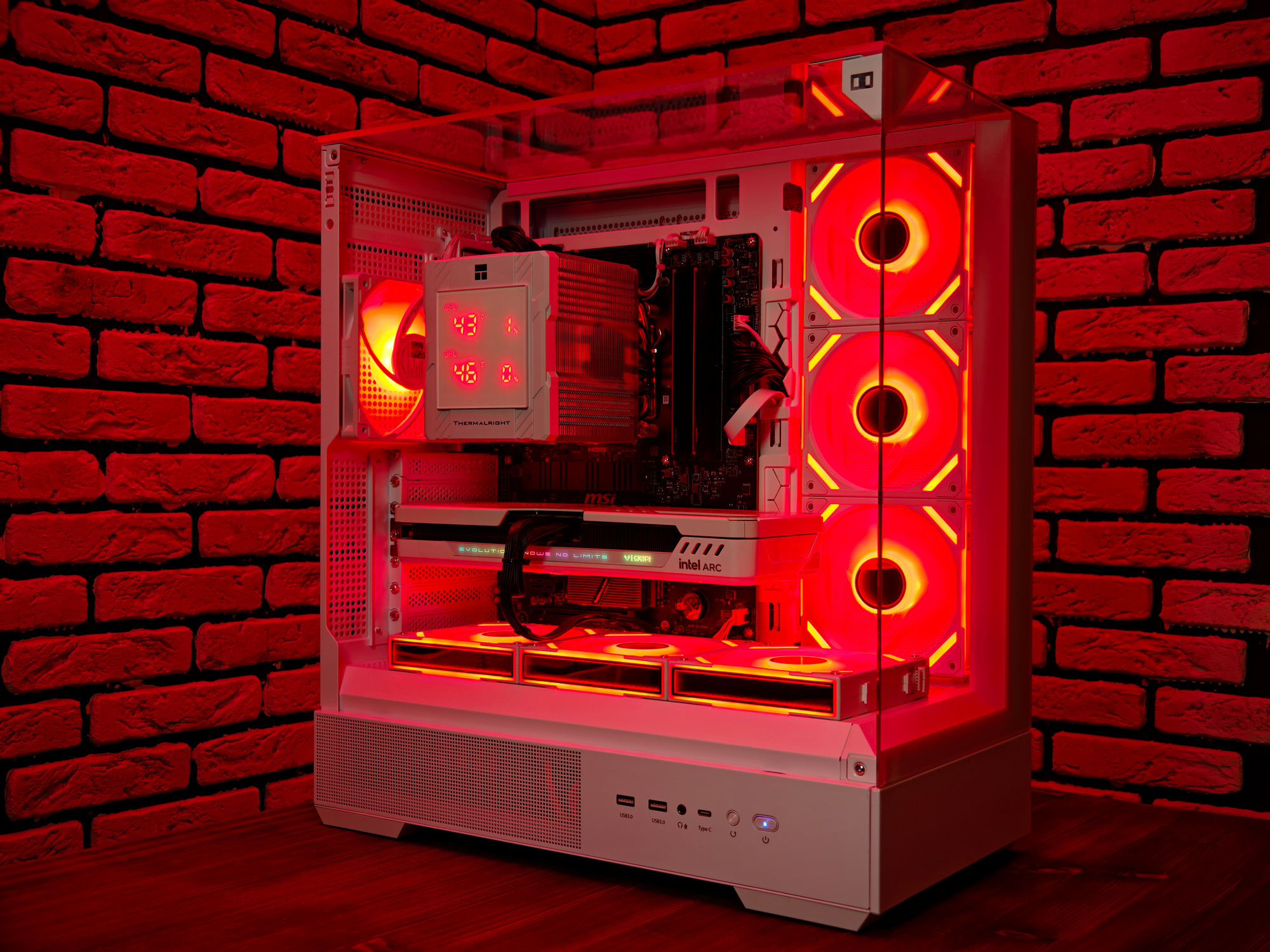 Сборка компьютера от SpectraPC в корпусе ZALMAN P40 PRISM вид 18