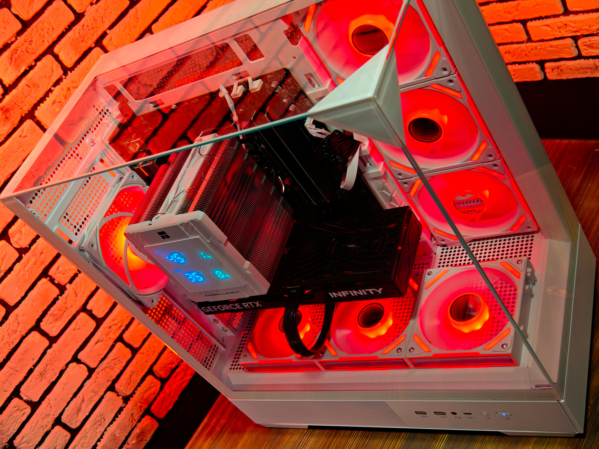 Сборка компьютера от SpectraPC в корпусе ZALMAN P40 PRISM вид 19