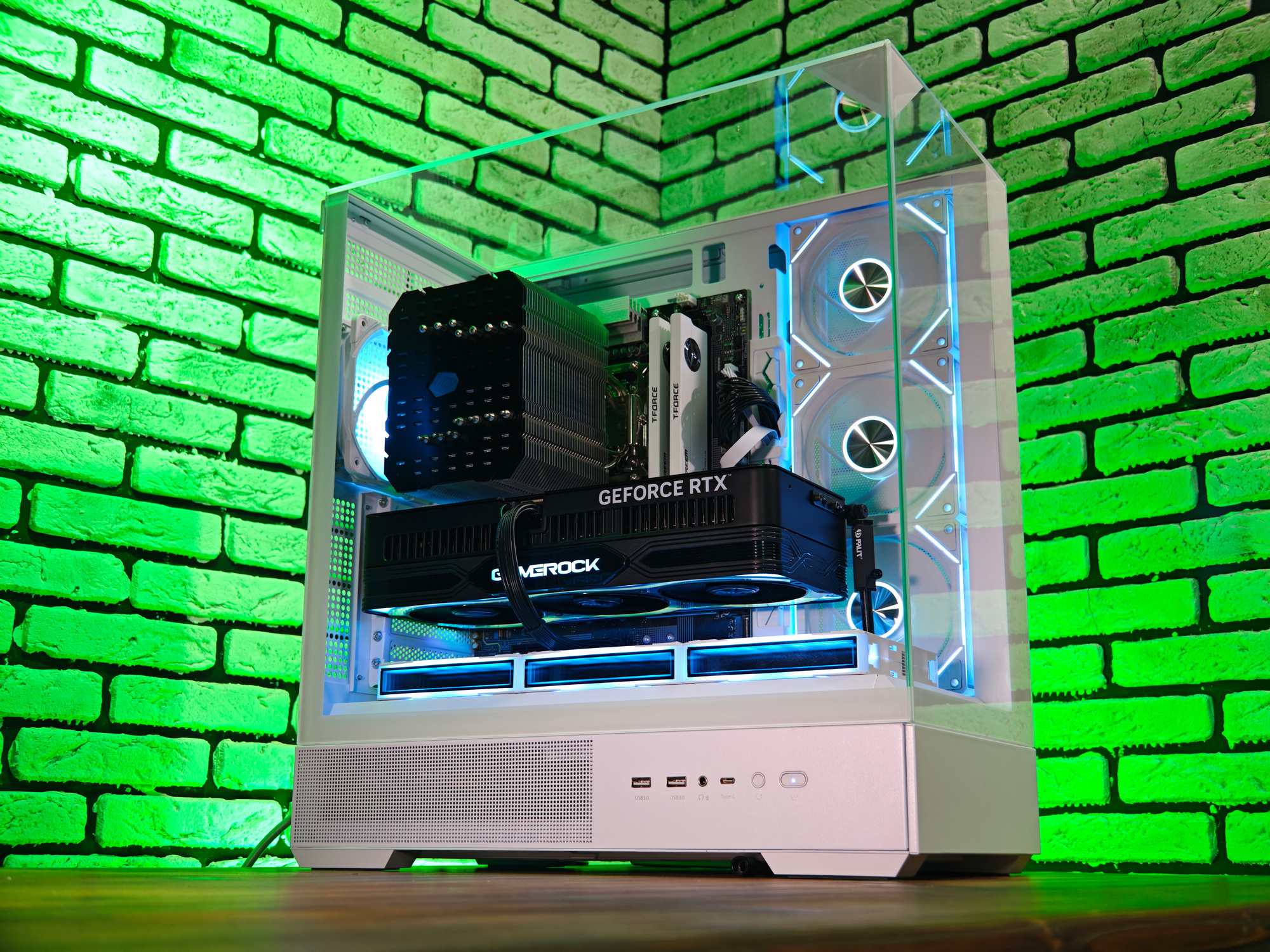 Сборка компьютера от SpectraPC в корпусе ZALMAN P40 PRISM вид 21