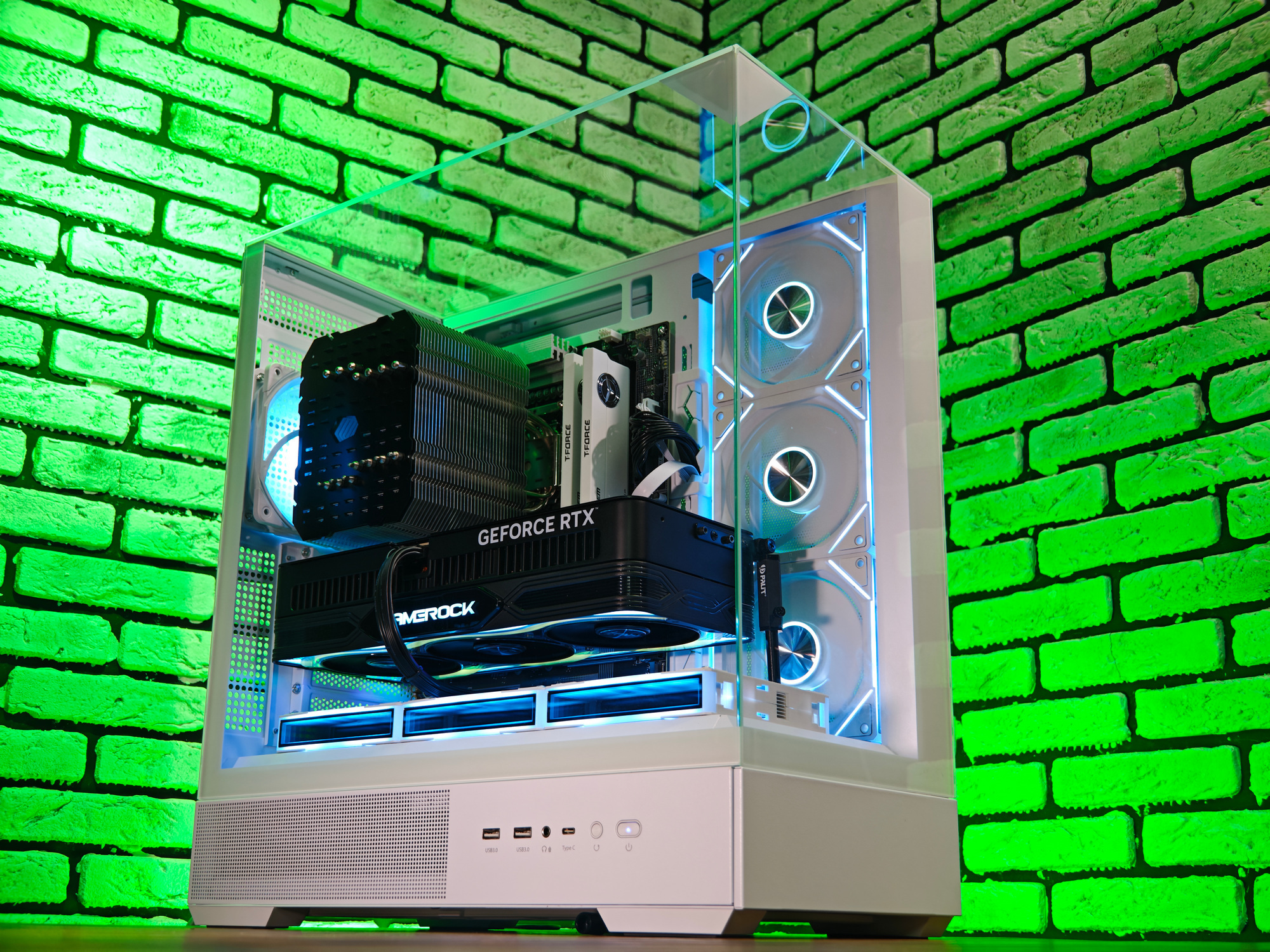 Сборка компьютера от SpectraPC в корпусе ZALMAN P40 PRISM вид 22