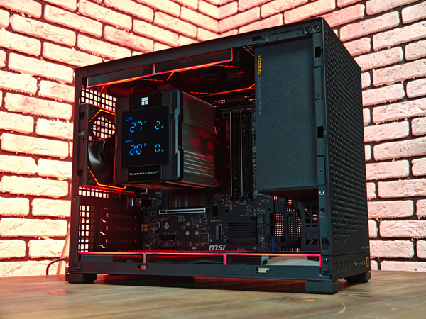 Сборка компьютера от SpectraPC в корпусе Jonsbo D32 Pro Black вид 5